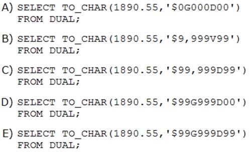 1z0-061 question 2