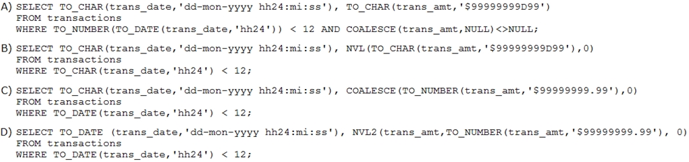 1z0-061 question 9