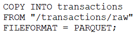 Certified Data Engineer Associate question 6