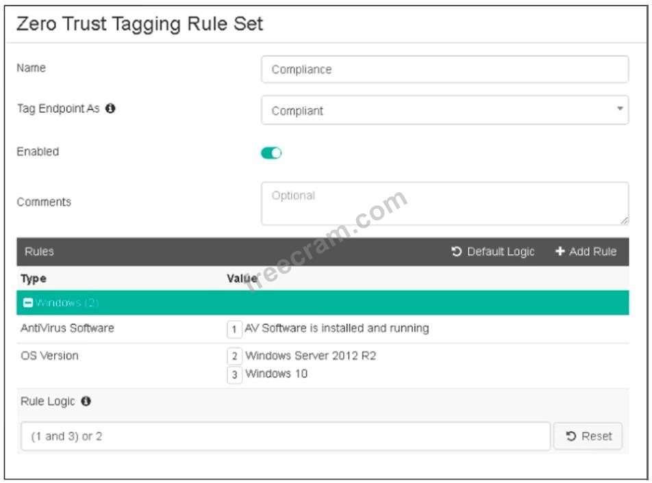 Fortinet NSE 6 - FortiClient EMS 7.4 Administrator question 6