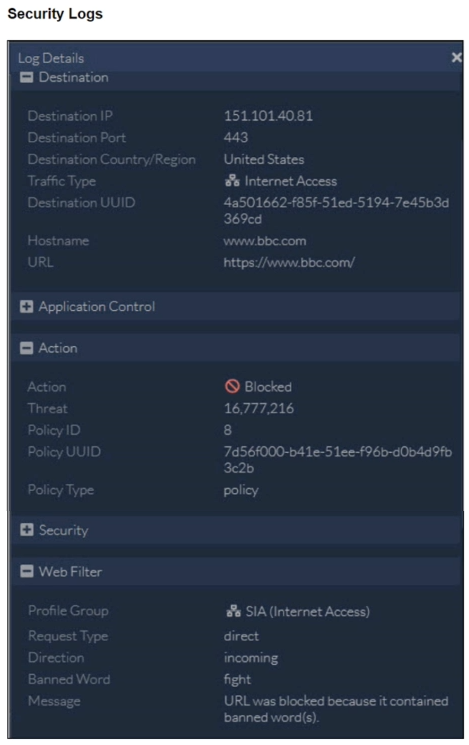 Fortinet FCSS - FortiSASE 23 Administrator question 7