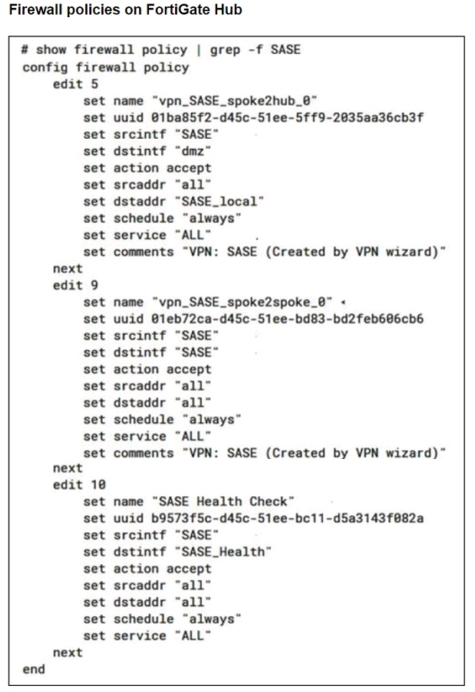 Fortinet FCSS - FortiSASE 23 Administrator question 9