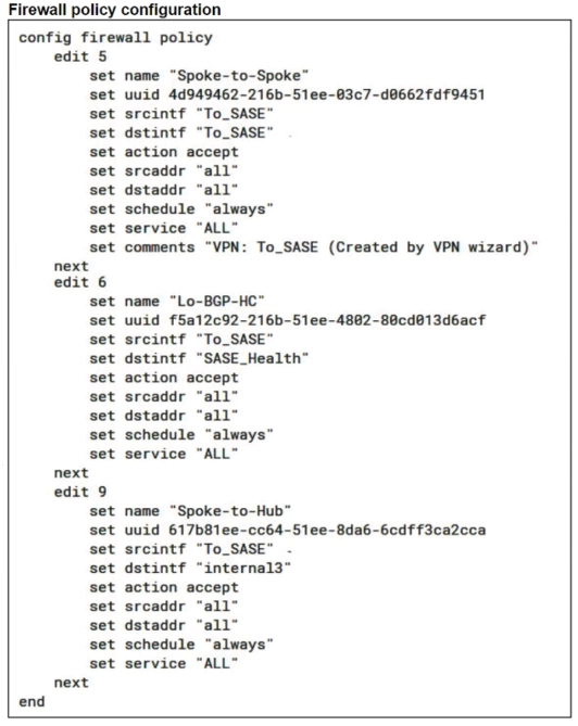 Fortinet FCSS - FortiSASE 23 Administrator question 3