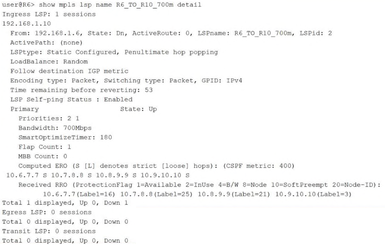 JN0-364: Service Provider Routing and Switching, Specialist (JNCIS-SP) question 10