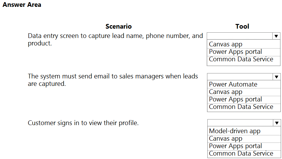 MB-901 question 4