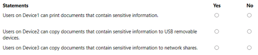 MS-101 question 5