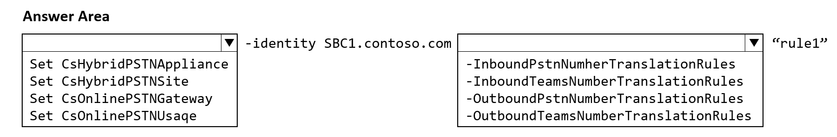 MS-721 question 1