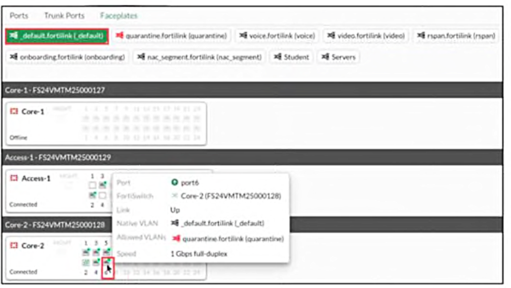 Fortinet NSE 5 - FortiSwitch 7.6 Administrator question 6