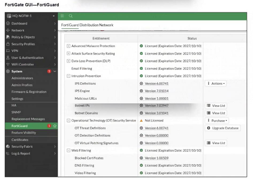 Fortinet NSE 6 - FortiManager 7.6 Administrator question 8