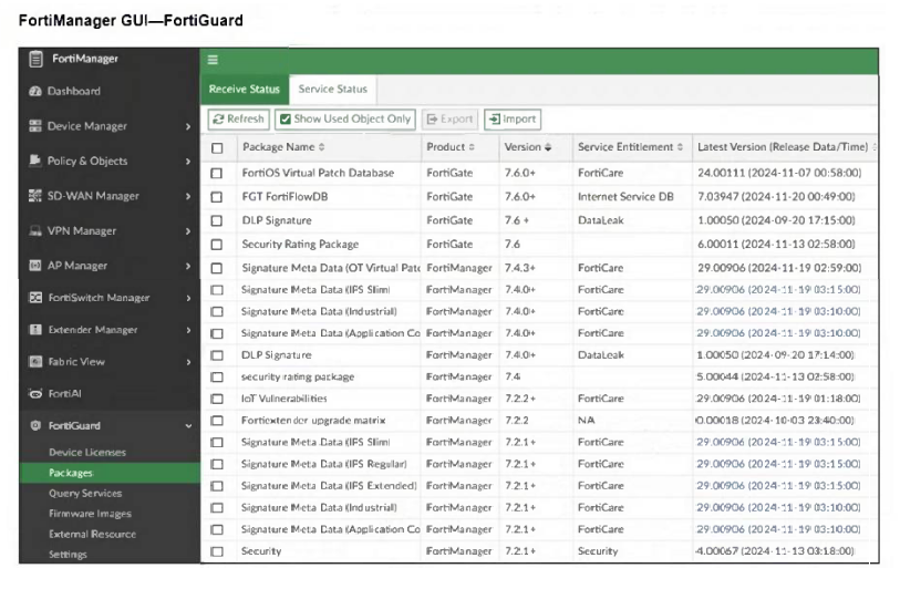 Fortinet NSE 6 - FortiManager 7.6 Administrator question 8