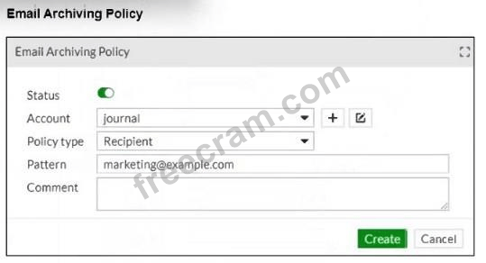 Fortinet NSE 6 - FortiMail 7.4 Administrator question 10