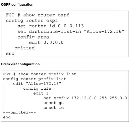 NSE 7 - Secure Networking 7.6 Architect question 3